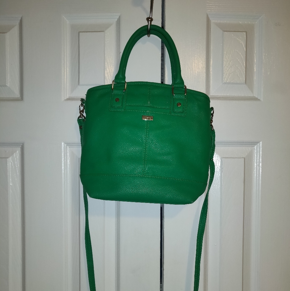 Kelly green Thirty-One crossover bag